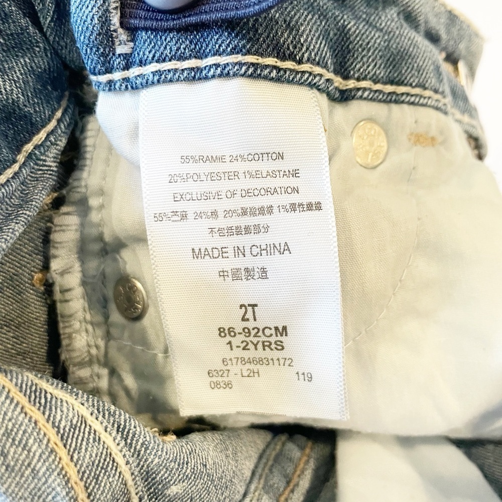 Levi’s 2T Shorty Short denim cut off shorts - Picture 6 of 7